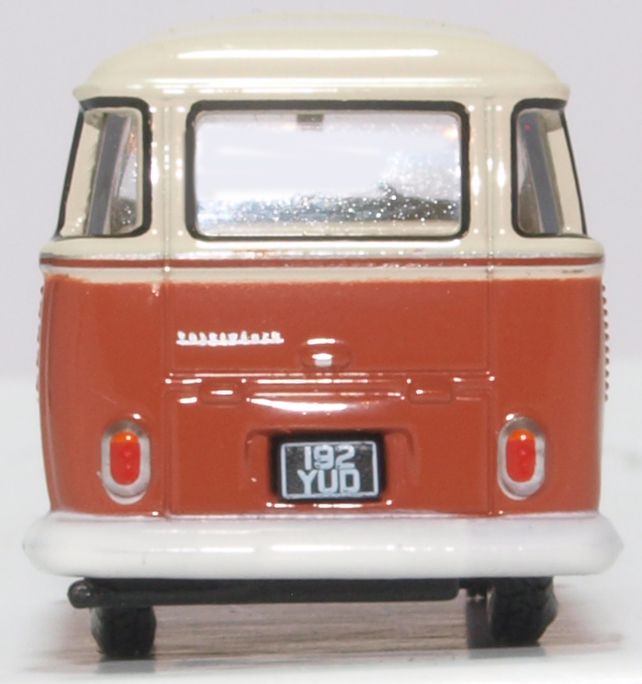 OXFORD DIECAST 1:76 Scale VW T1 Samba Bus Sealing Wax Red
