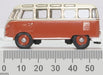 Oxford Diecast VW T1 Samba Bus Sealing Wax Red Beige Grey 76VWS001