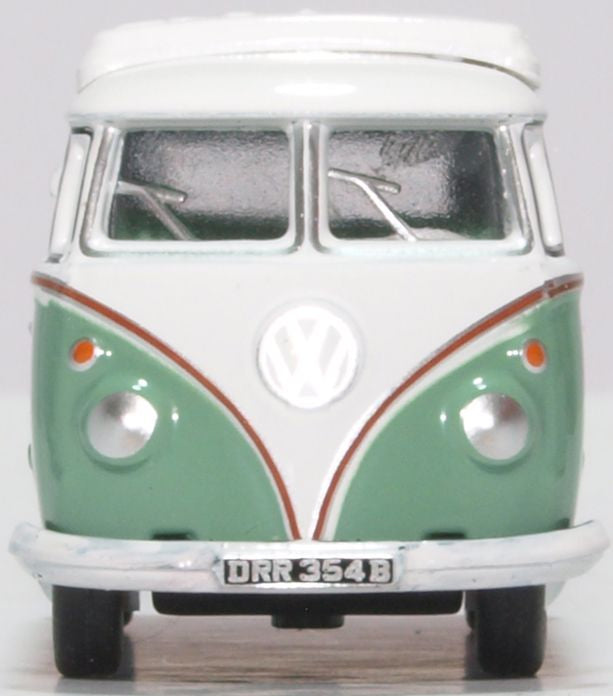 Oxford Diecast VW T1 Camper Turquoise  and White 76VWS002