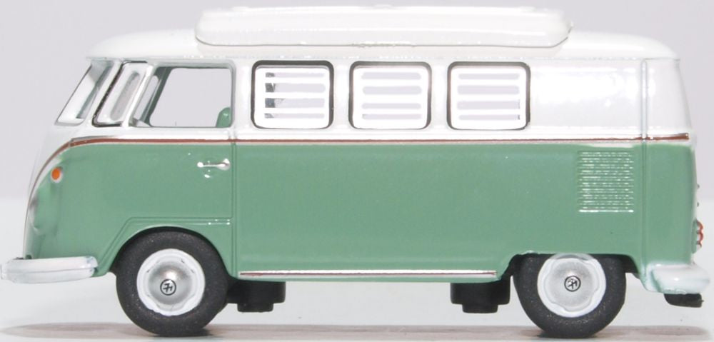 Oxford Diecast VW T1 Camper Turquoise  and White 76VWS002