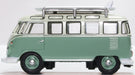 Oxford Diecast VW T1 Samba Bus/surfboards Turquoise/blue White 76VWS005
