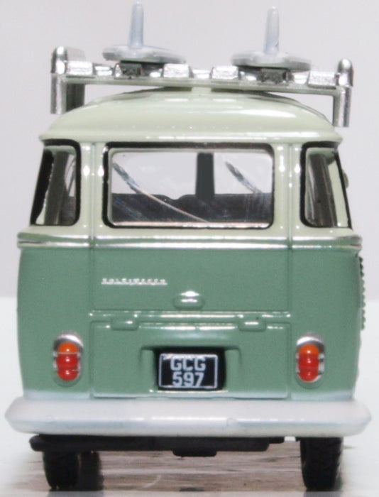 Oxford Diecast VW T1 Samba Bus/surfboards Turquoise/blue White 76VWS005
