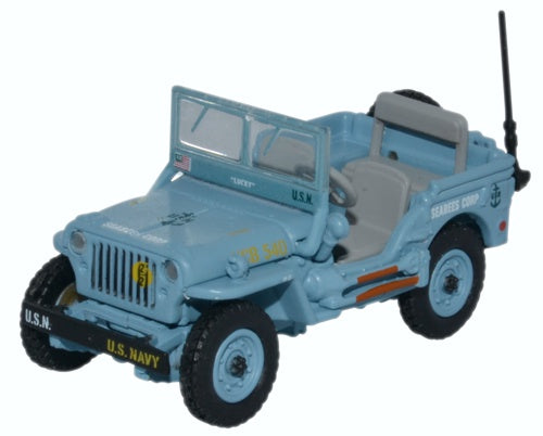 Oxford Diecast Willys MB US Navy Seabees 76WMB002