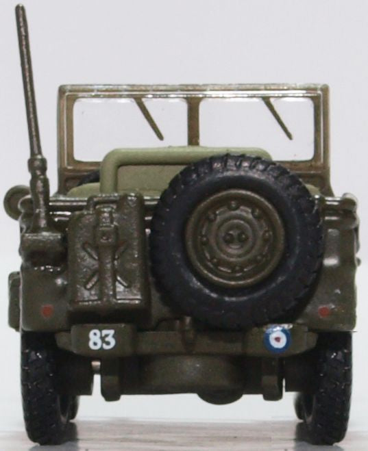 Oxford Diecast Willys MB RAF 83 Grp., 2nd Tactical AF 1944/5 76WMB004