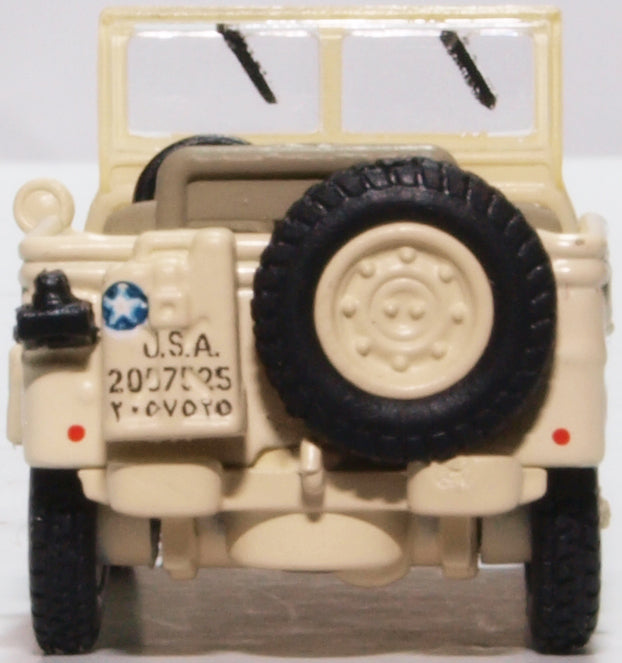 Oxford Diecast Willys MB Usaaf Tunisia 1943 76WMB007