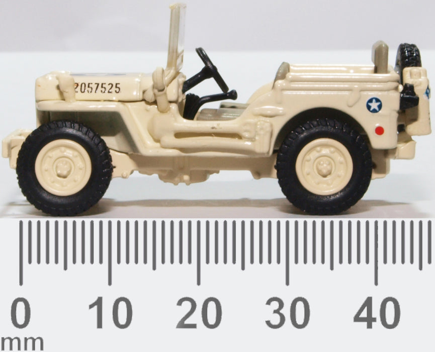 Oxford Diecast Willys MB Usaaf Tunisia 1943 76WMB007