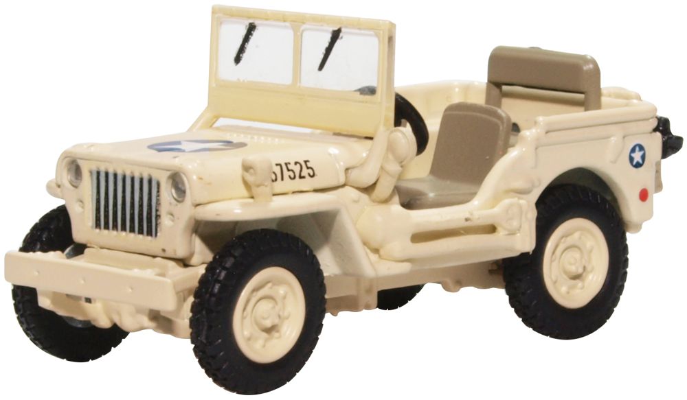 Oxford Diecast Willys MB Usaaf Tunisia 1943 76WMB007