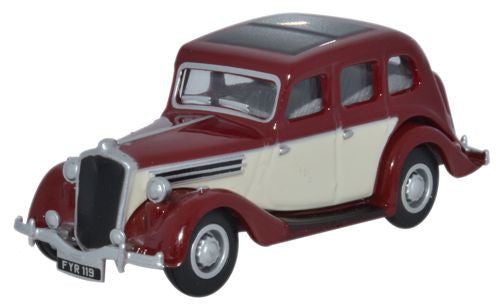 Oxford Diecast Wolseley 18/85 Maroon/Ivory - 1:76 Scale 76WO004