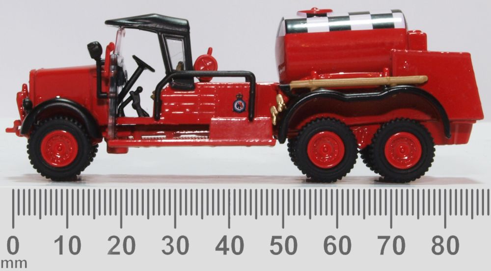 Oxford Diecast Ford WOT1 Crash Tender Raf Catterick (red) 76WOT002