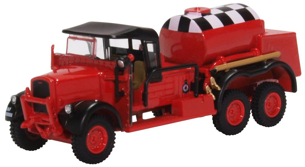 Oxford Diecast Ford WOT1 Crash Tender Raf Catterick (red) 76WOT002