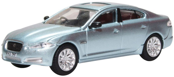 Oxford DIECAST 1:76 Scale Jaguar XF Crystal Blue — Oxford Diecast