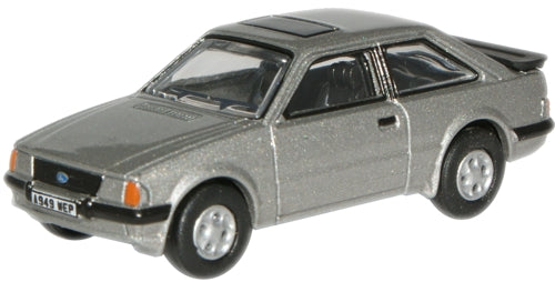 Oxford Diecast Strato Silver Ford Escort XR3i - 1:76 Scale 76XR001
