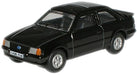 Oxford Diecast Black Ford Escort XR3i - 1:76 Scale 76XR003