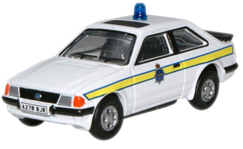 Oxford Diecast Durham Police Ford Escort XR3i - 1:76 Scale 76XR005