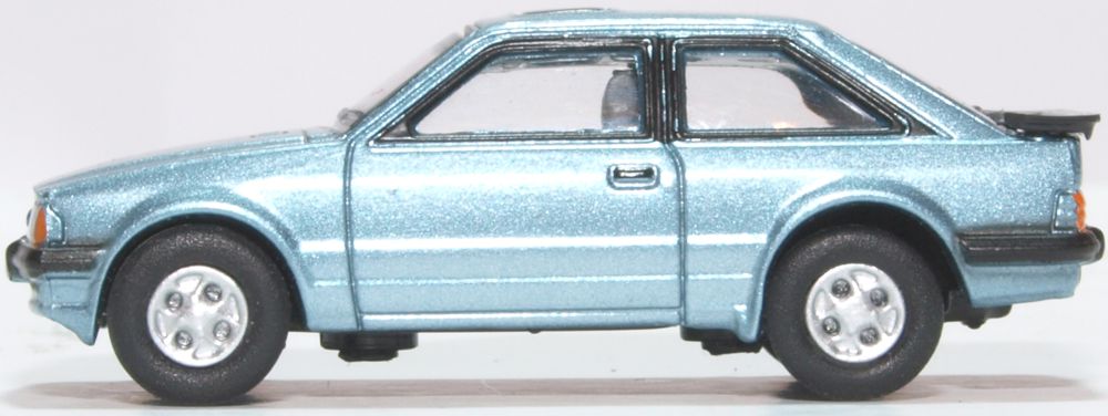Oxford Diecast Ford Escort XR3i Caspian Blue 76XR006