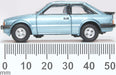 Oxford Diecast Ford Escort XR3i Caspian Blue 76XR006