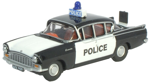 Oxford Diecast Vauxhall Cresta Black Police Car - 1:76 Scale 76CRE003