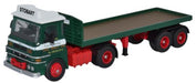 Oxford Diecast ERF LV Flatbed Trailer Eddie Stobart - 1:76 Scale 76LV003