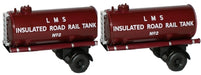 Oxford Diecast LMS Twin Trailer Set - 1:76 Scale 76MH010T