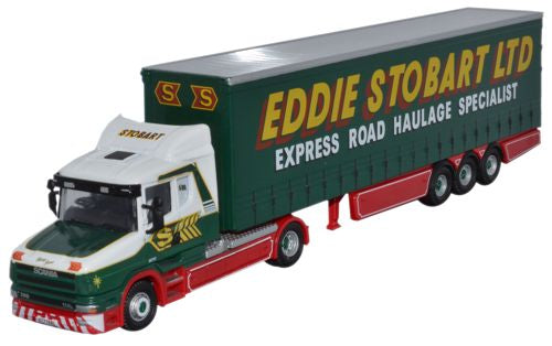 Oxford Diecast Eddie Stobart Scania T Cab Curtainside - 1:76 Scale 76TCAB007