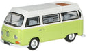 Oxford Diecast Lime Green/White VW Camper Open - 1:76 Scale 76VW012