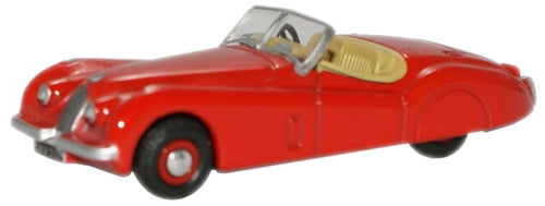 Oxford Diecast Red Jaguar XK120 - 1:76 Scale 76XK120003