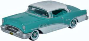 Oxford Diecast Buick Century 1955 Turquoise and Polo White 87BC55001