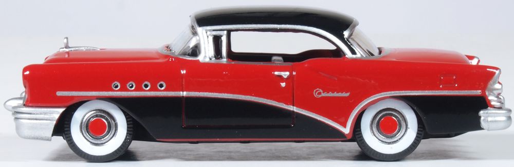 Oxford Diecast Carlsbad Black Cherokee Red Buick Century 1955 87BC55006