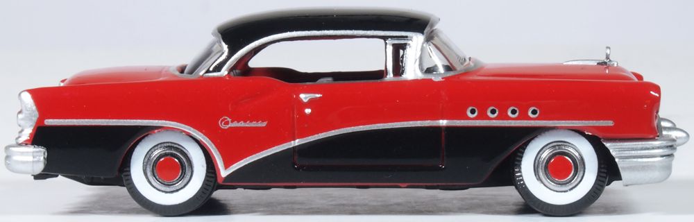 Oxford Diecast Carlsbad Black Cherokee Red Buick Century 1955 87BC55006