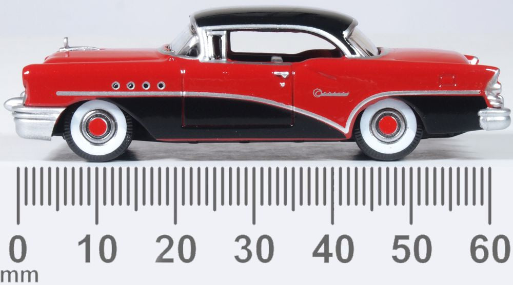 Oxford Diecast Carlsbad Black Cherokee Red Buick Century 1955 87BC55006