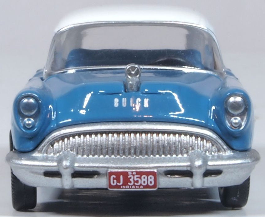 Oxford Diecast Buick Century Estate Wagon 1954 Blue Arctic White