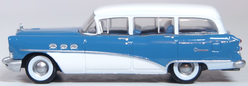 Oxford Diecast Buick Century Estate Wagon 1954 Blue Arctic White