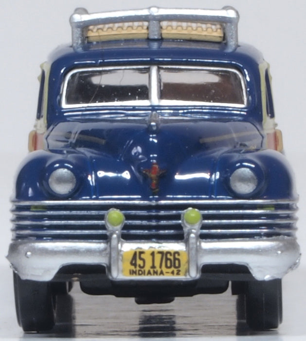 Oxford Diecast South Sea Blue Chrysler T & C Woody Wagon 1942