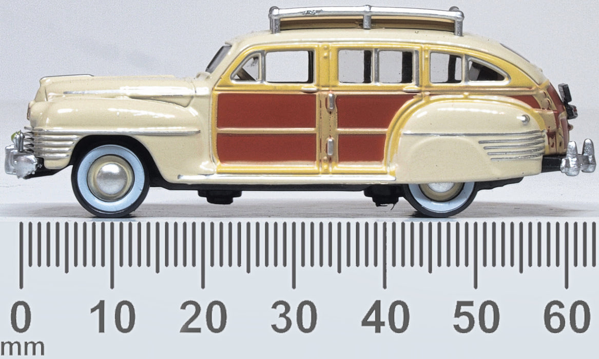 OXFORD DIECAST 1:87 Scale Chrysler T & C Woody Wagon 1942