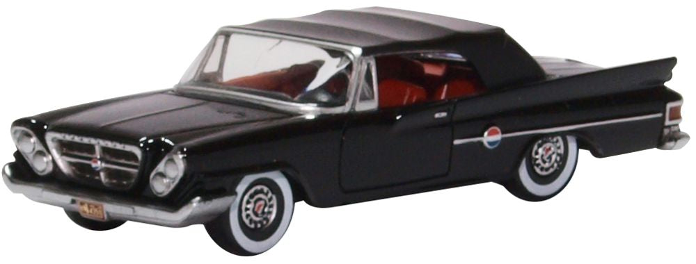 Oxford Diecast Chrysler 300 Convertible 1961 (closed) Black 87CC61002
