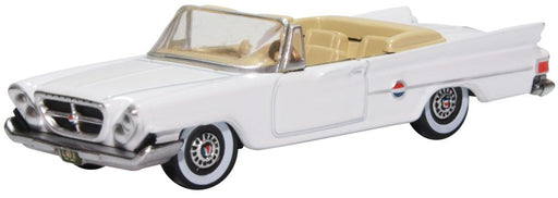 Oxford Diecast Chrysler 300 Convertible 1961 Open Top Alaskan White 87CC61003