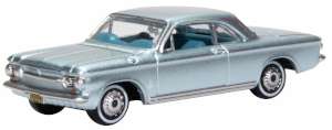 Oxford Diecast Chevrolet Corvair Coupe 1963 Satin Silver 87CH63001
