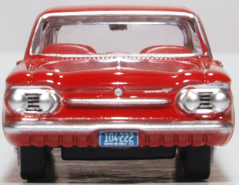 Oxford Diecast Chevrolet Corvair Coupe 1963 Riverside Red 87CH63002