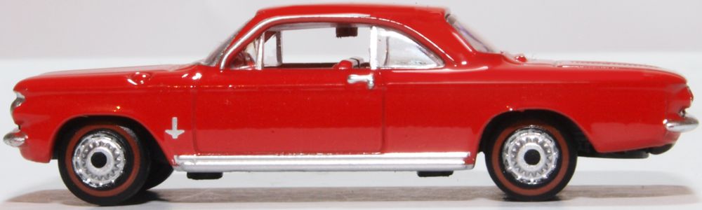 Oxford Diecast Chevrolet Corvair Coupe 1963 Riverside Red 87CH63002