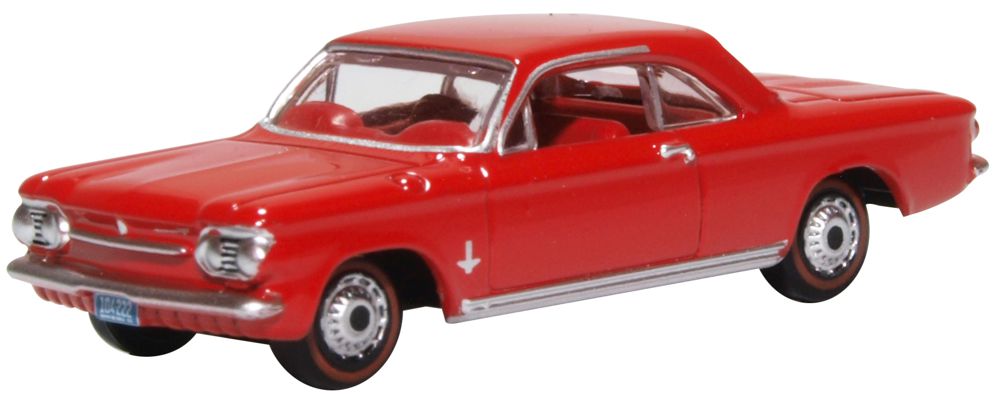 Oxford Diecast Chevrolet Corvair Coupe 1963 Riverside Red 87CH63002