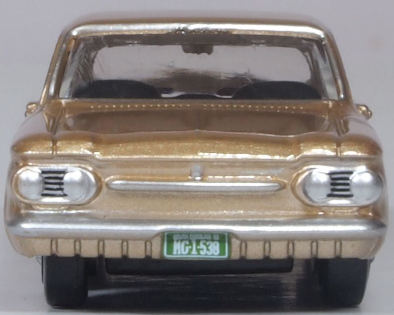 Oxford Diecast Saddle Tan Chevrolet Corvair Coupe 1963