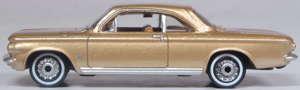 Oxford Diecast Saddle Tan Chevrolet Corvair Coupe 1963