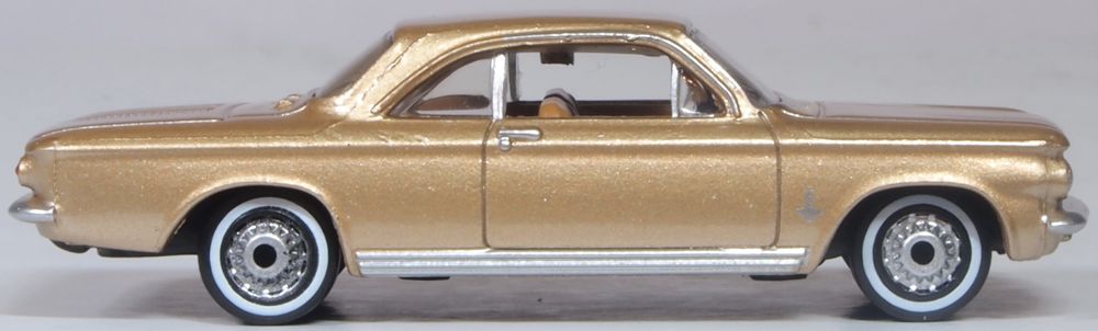 Oxford Diecast Saddle Tan Chevrolet Corvair Coupe 1963