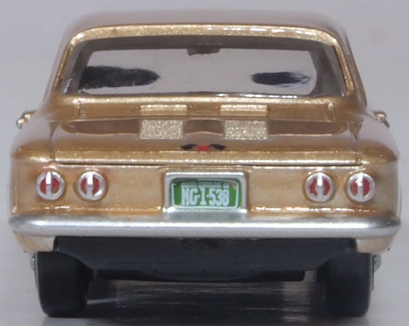 Oxford Diecast Saddle Tan Chevrolet Corvair Coupe 1963