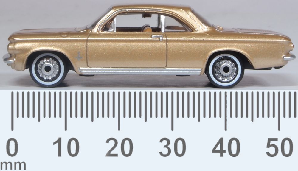 Oxford Diecast Saddle Tan Chevrolet Corvair Coupe 1963