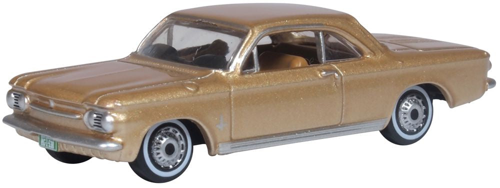 Oxford Diecast Saddle Tan Chevrolet Corvair Coupe 1963
