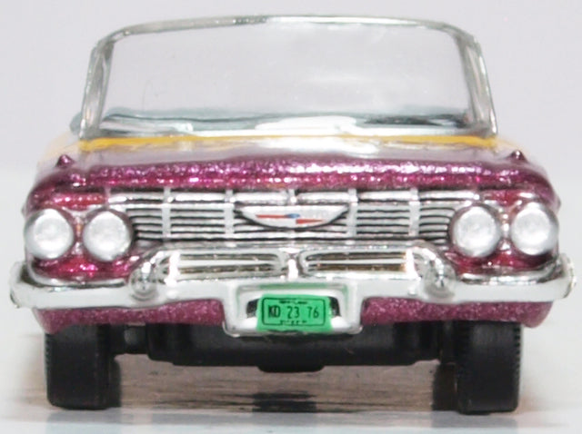 Oxford Diecast Chevrolet Impala Convertible 1961 Hot Rod 87CI61004