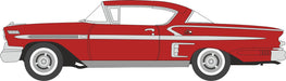 87CIS58003 1958 Chevrolet Impala Sports Coupe Rio Red
