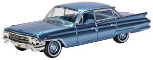 Oxford Diecast Cadilac Sedan Deville 1961 Nautilus Blue 87CSD61003