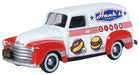 Oxford Diecast Hanks Country Diner Chevrolet Panel Van 1950 87CV50003